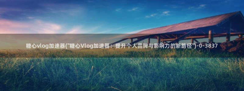 糖心vlog官网福利：糖心vlog加速器(\